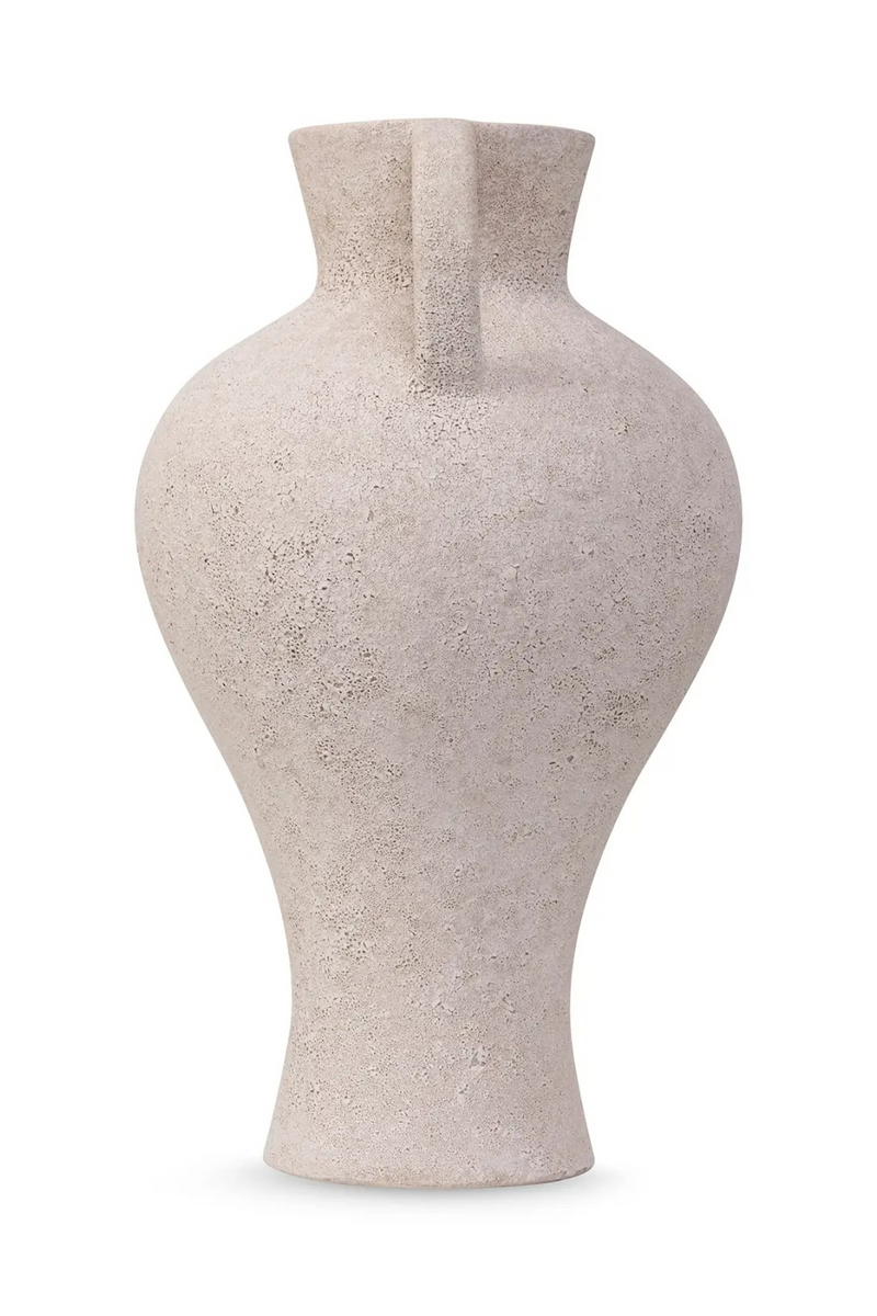 Textured Taupe Ceramic Vase | NV Gallery Anabela | Oroatrade.com