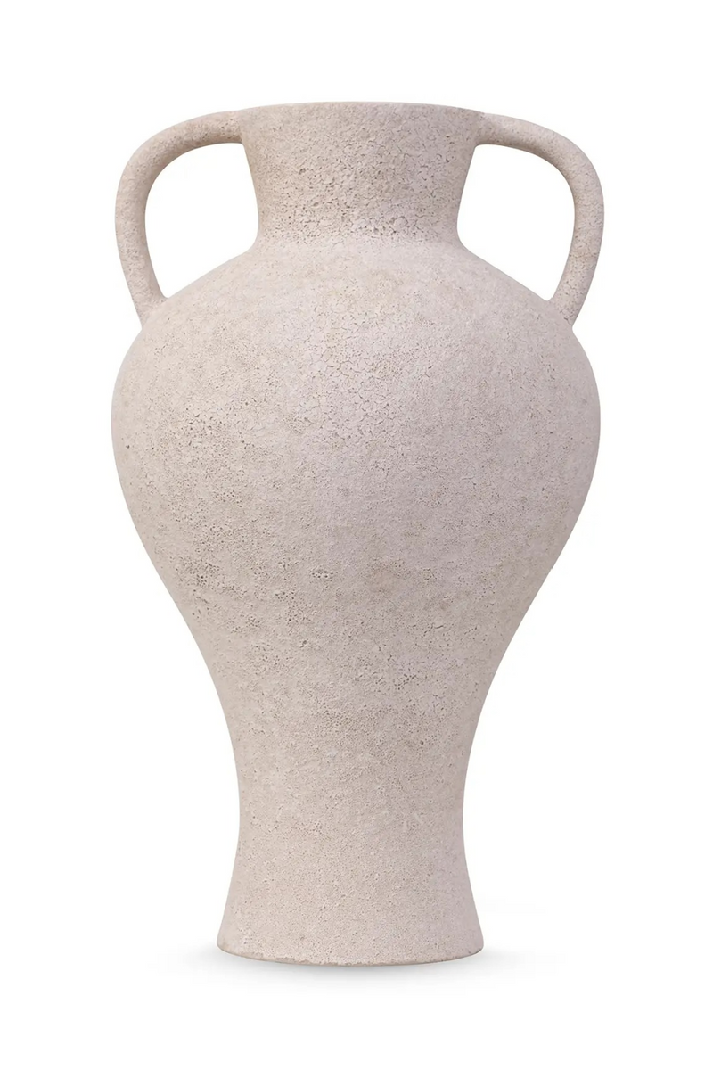 Textured Taupe Ceramic Vase | NV Gallery Anabela | Oroatrade.com