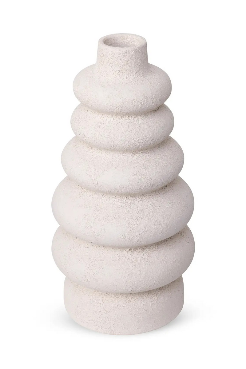 Textured White Ceramic Vase | NV Gallery Ana | Oroatrade.com