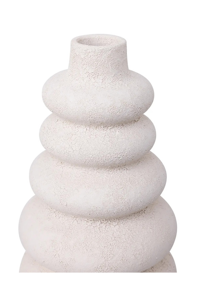 Textured White Ceramic Vase | NV Gallery Ana | Oroatrade.com