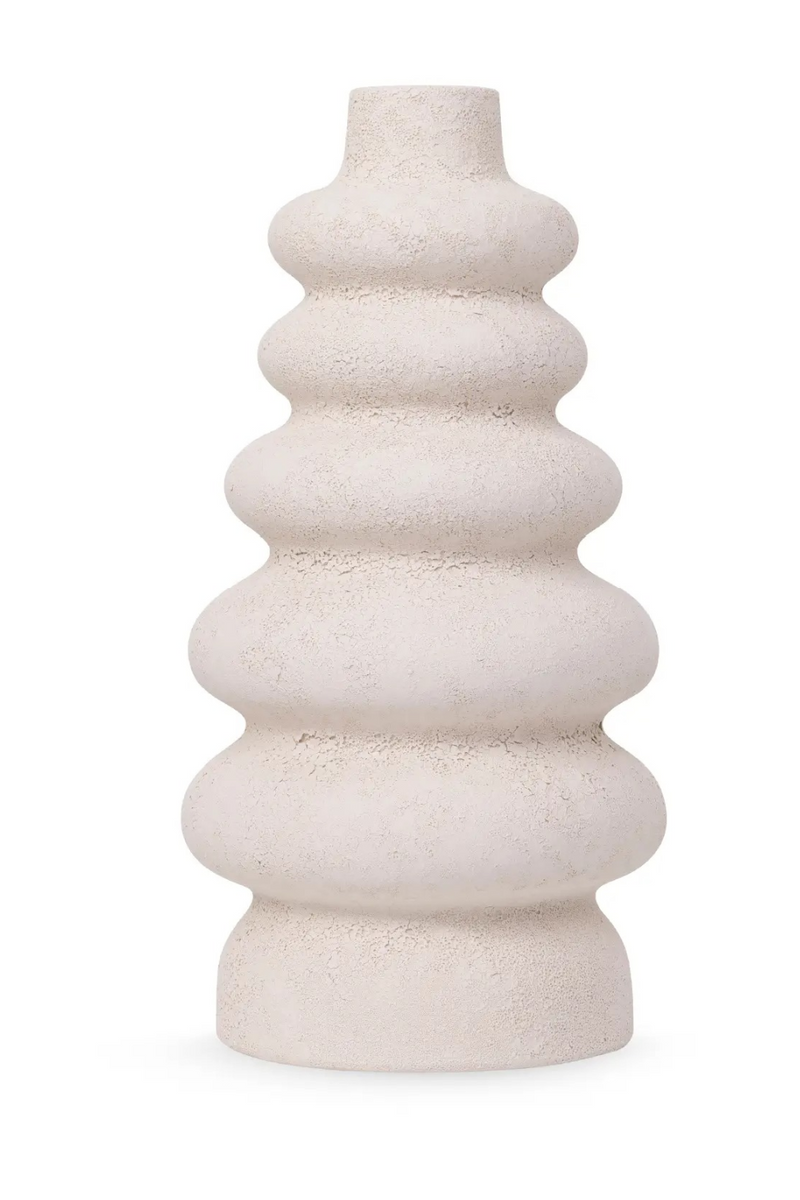 Textured White Ceramic Vase | NV Gallery Ana | Oroatrade.com