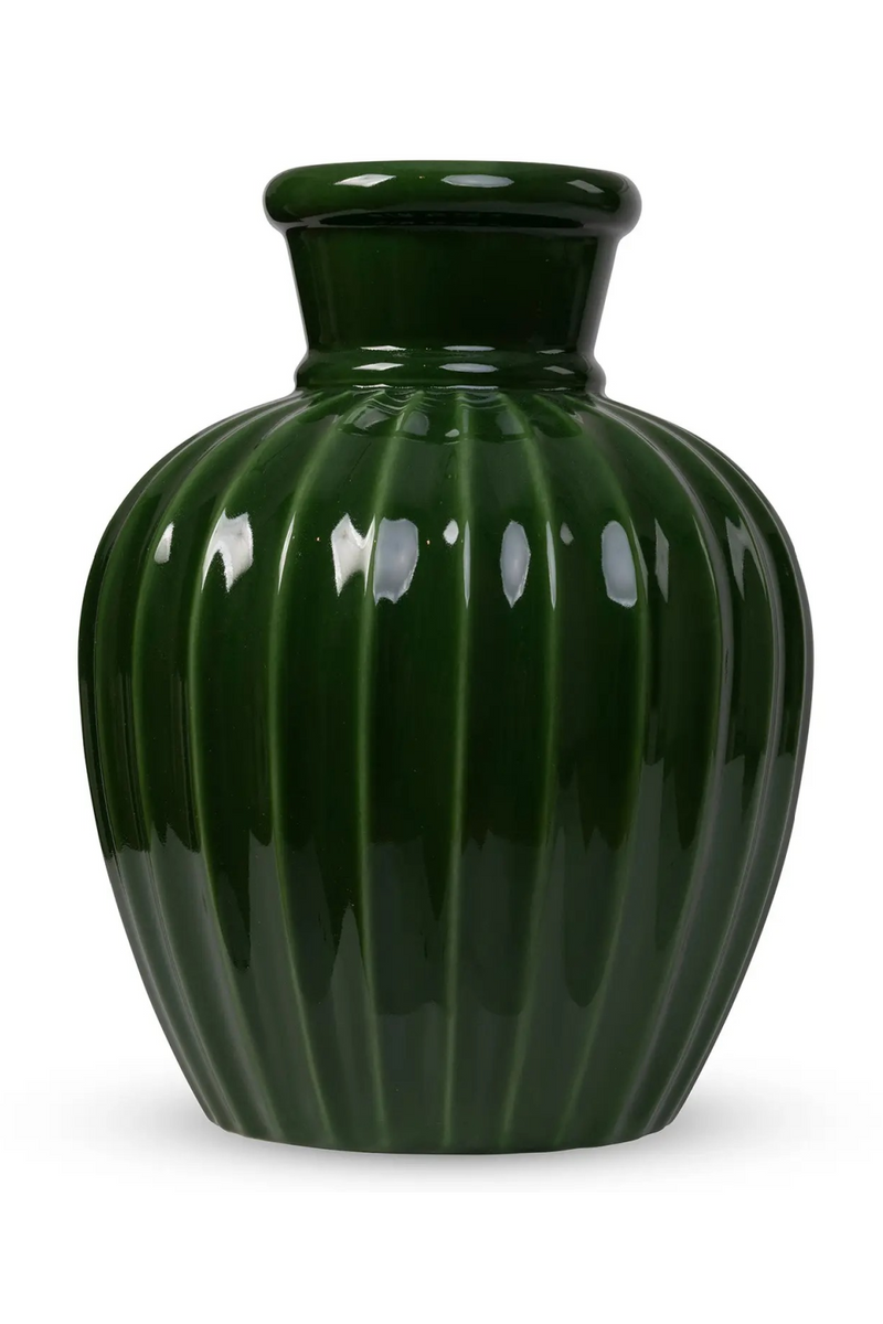 Dark Green Ceramic Vase | NV Gallery Carla | Oroatrade.com