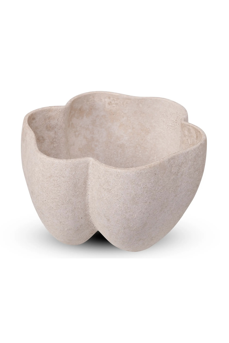 Taupe Ceramic Textured Vase | NV Gallery Delia | Oroatrade.com