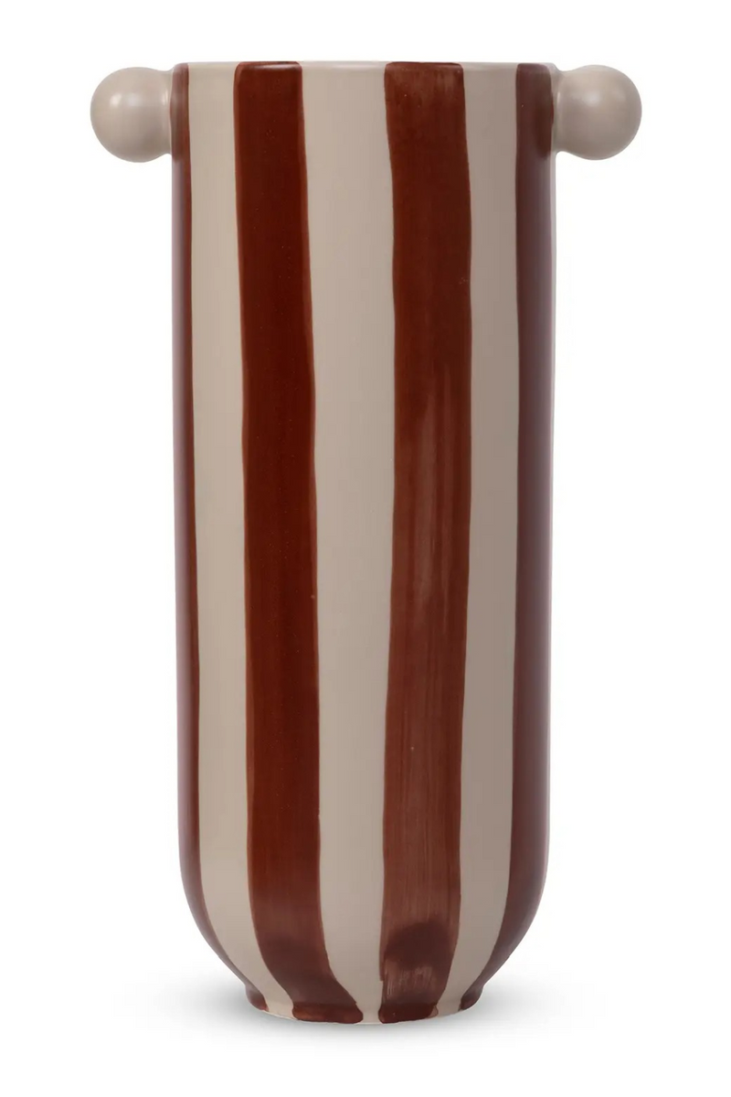 Striped Ceramic Modern Vase | NV Gallery Luisa | Oroatrade.com