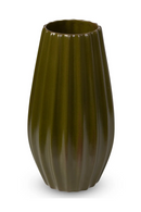 Green Ceramic Fluted Vase | NV Gallery Teresa | Oroatrade.com