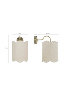 Mottled Beige Wall Lamp | NV Gallery Silvia | Oroatrade.com