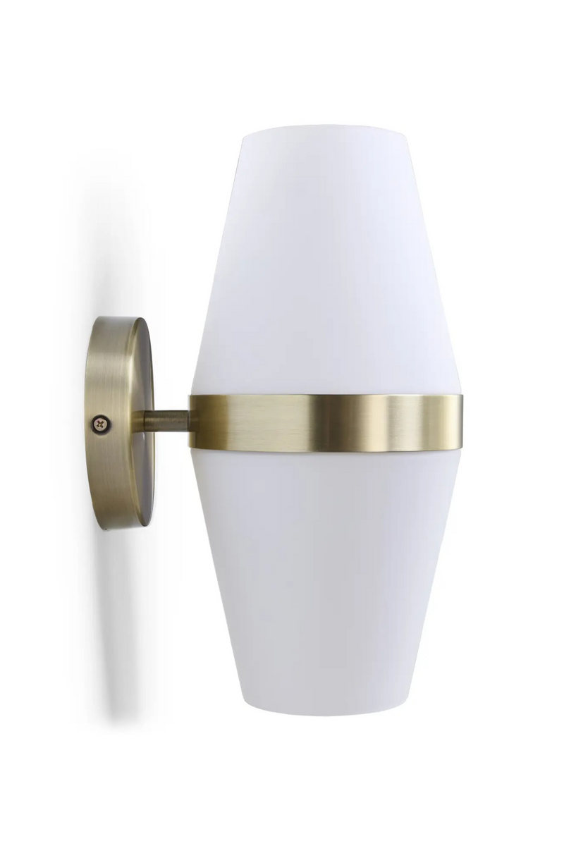 White Glass Wall Lamp | NV Gallery Broadway | Oroatrade.com