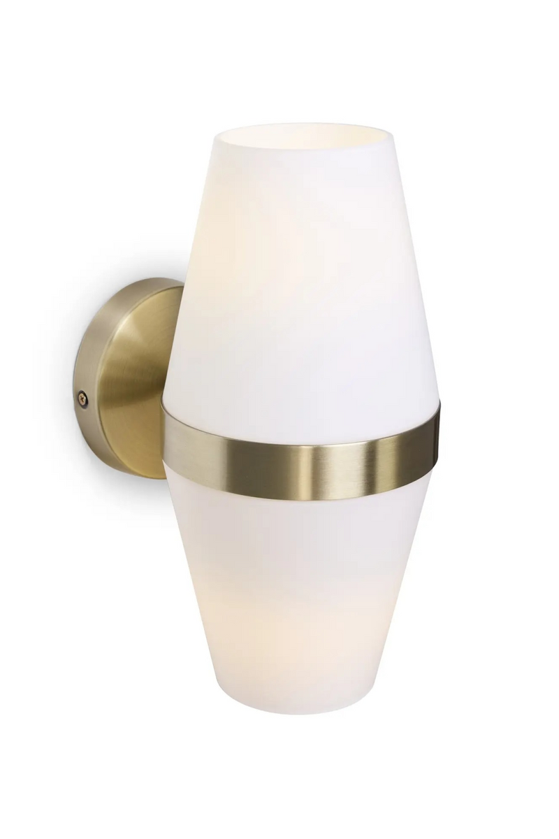 White Glass Wall Lamp | NV Gallery Broadway | Oroatrade.com