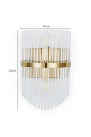 Glass Cylinders Wall Lamp | NV Gallery Felicity | Oroatrade.com