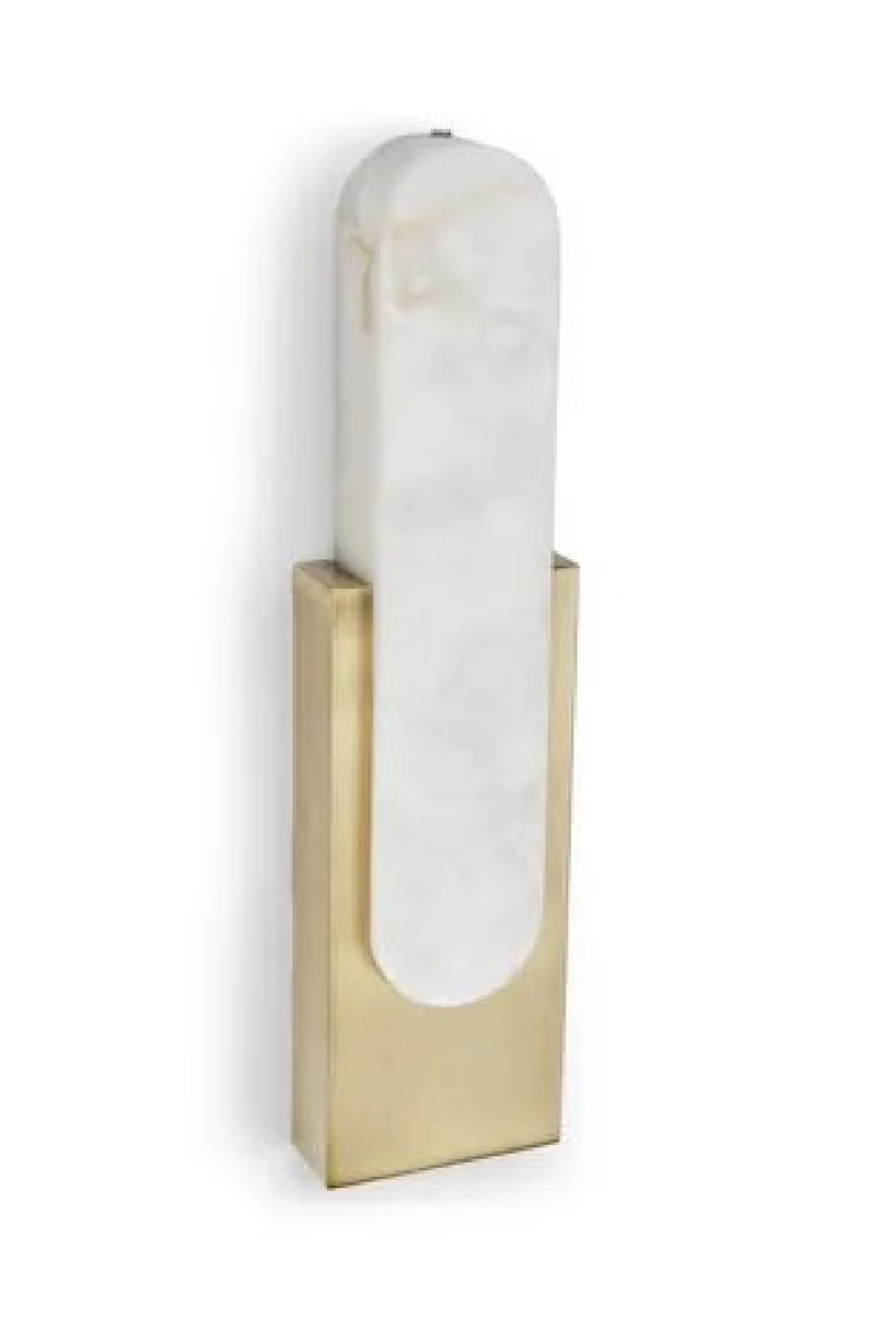 Gold Framed Jade Wall Lamp | NV Gallery Flatiron | Oroatrade.com