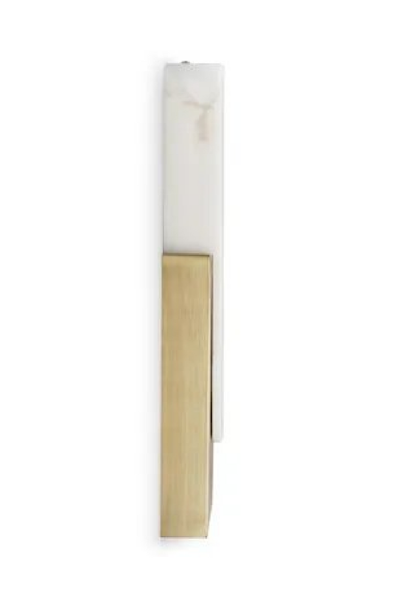 Gold Framed Jade Wall Lamp | NV Gallery Flatiron | Oroatrade.com