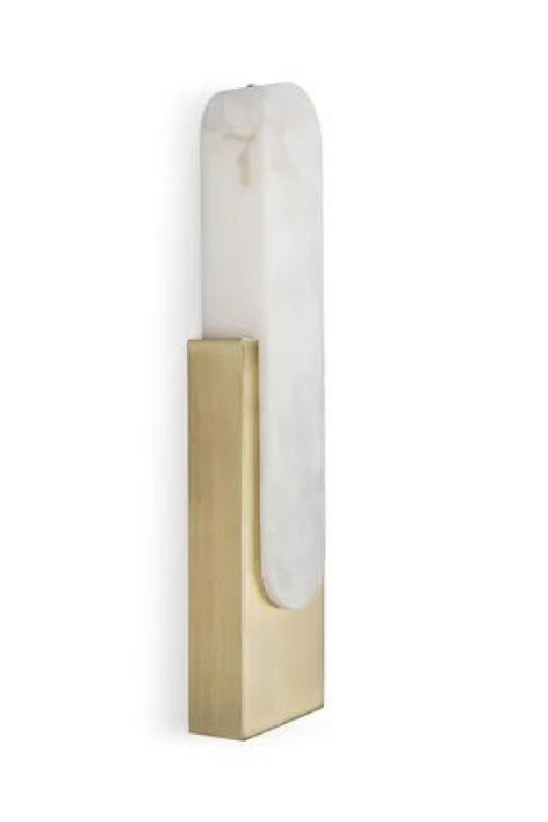Gold Framed Jade Wall Lamp | NV Gallery Flatiron | Oroatrade.com