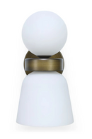 White Hourglass-Shaped Wall Lamp | NV Gallery Lexington | Oroatrade.com