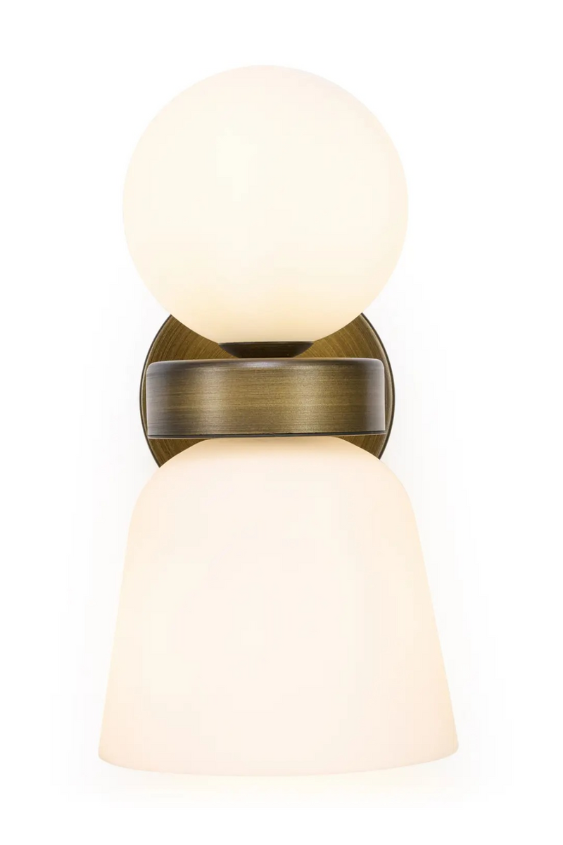 White Hourglass-Shaped Wall Lamp | NV Gallery Lexington | Oroatrade.com