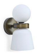 White Hourglass-Shaped Wall Lamp | NV Gallery Lexington | Oroatrade.com