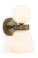 White Hourglass-Shaped Wall Lamp | NV Gallery Lexington | Oroatrade.com