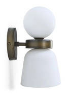 White Hourglass-Shaped Wall Lamp | NV Gallery Lexington | Oroatrade.com