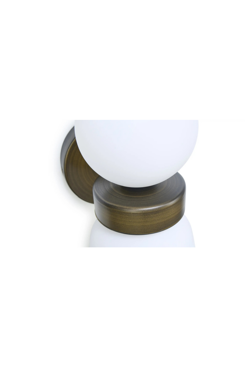 White Hourglass-Shaped Wall Lamp | NV Gallery Lexington | Oroatrade.com