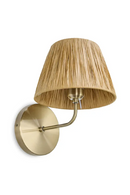 Raffia Shade Wall Lamp | NV Gallery Lyra | Oroatrade.com