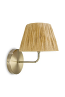 Raffia Shade Wall Lamp | NV Gallery Lyra | Oroatrade.com