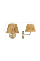 Raffia Shade Wall Lamp | NV Gallery Lyra | Oroatrade.com