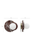 Marble Wall Light | NV Gallery Orb | Oroatrade.com
