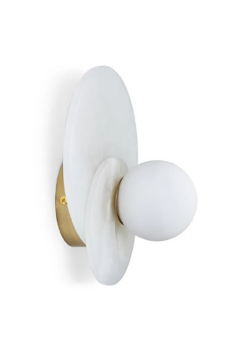 Jade Stone Wall Lamp L | NV Gallery Orb | Oroatrade.com