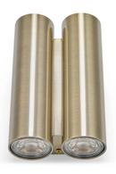 Tubular Brass Wall Lamp | NV Gallery Trevi | Oroatrade.com