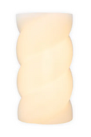 White Twisted Wall Lamp | NV Gallery Twister | Oroatrade.com