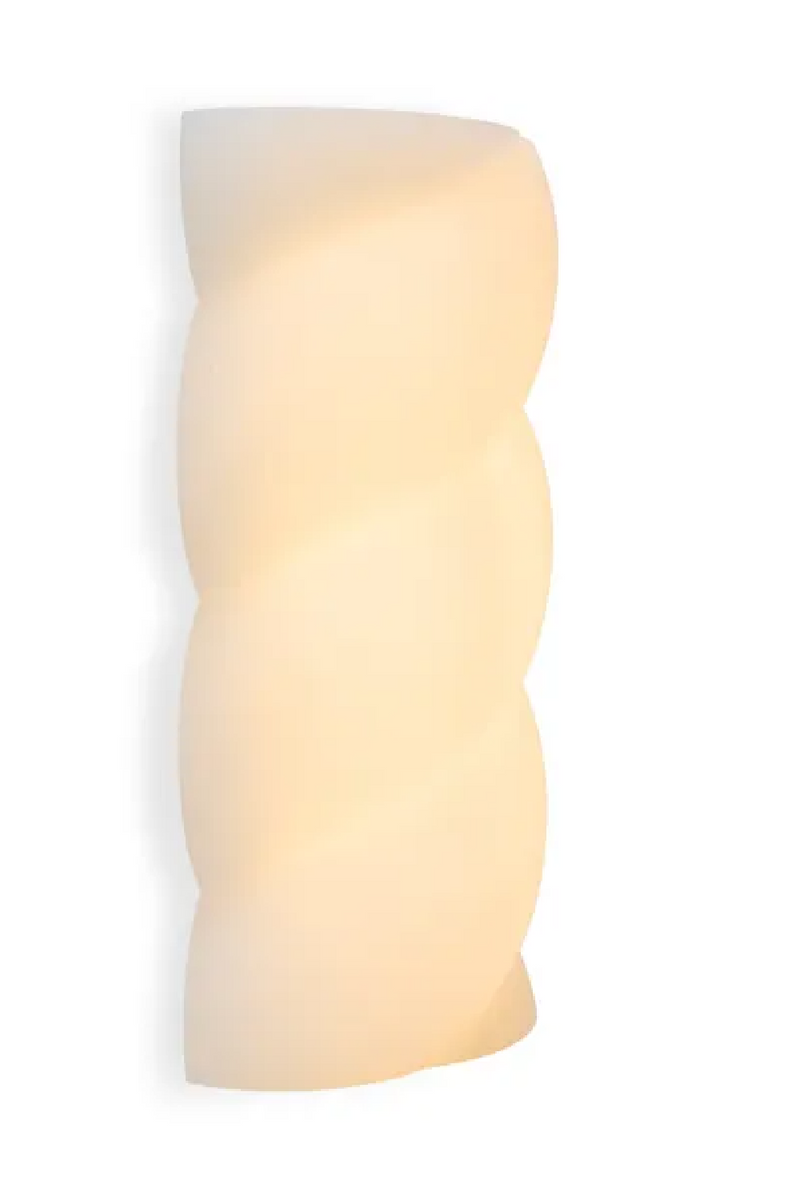 White Twisted Wall Lamp | NV Gallery Twister | Oroatrade.com