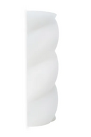 White Twisted Wall Lamp | NV Gallery Twister | Oroatrade.com