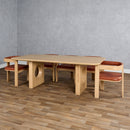 White Oak Veneer Dining Table | OROA Modern Oshana