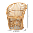 Rattan Round Base Accent Chair | Bali Loom Narva | Oroatrade.com