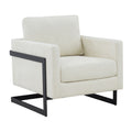 Metal Framed Square Accent Chair | OROA Modern Prince