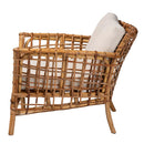 Rattan Flared Arm Lounge Chair | Bali Loom Babette | Oroatrade.com