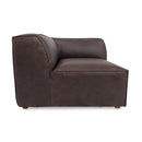 Brown Leather Corner Chair | Novi Living Form