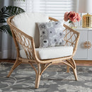 Openwork Rattan Accent Chair | Bali Loom Feya | Oroatrade.com