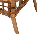Rattan Flared Arm Lounge Chair | Bali Loom Babette | Oroatrade.com