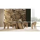 Travertine-Look Finish Dining Table | OROA Modern Kiefer
