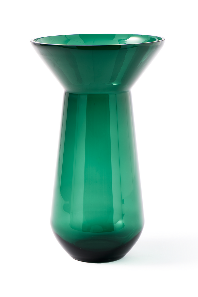 Green Glass Vase | Pols Potten Long Neck | Oroatrade.com