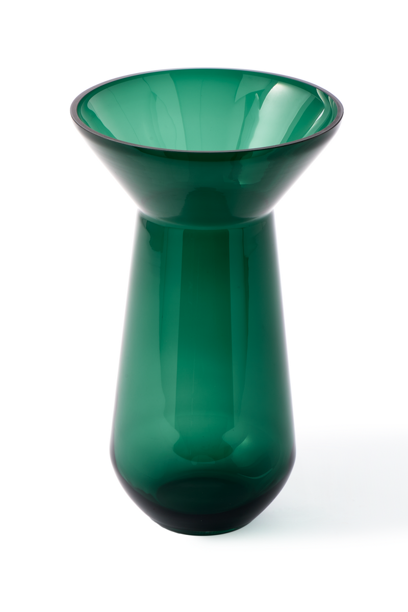 Green Glass Vase | Pols Potten Long Neck | Oroatrade.com