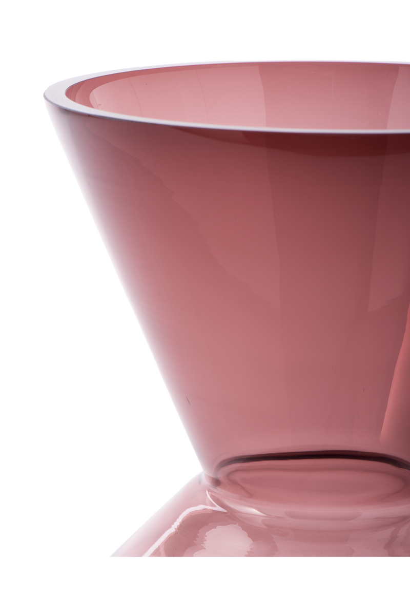 Purple Glass Conical Vase | Pols Potten Thick Neck | Oroatrade.com