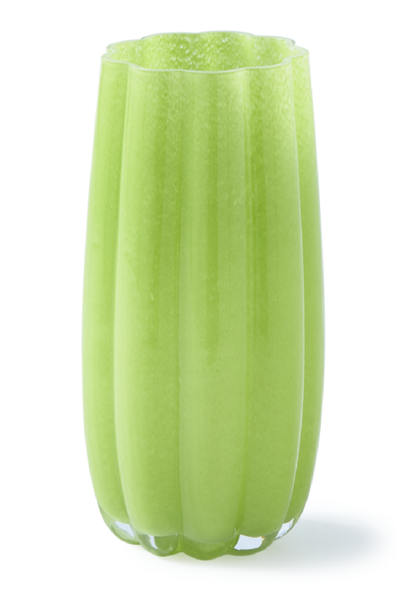 Olive Green Glass Vase M | Pols Potten Melon | Oroatrade.com