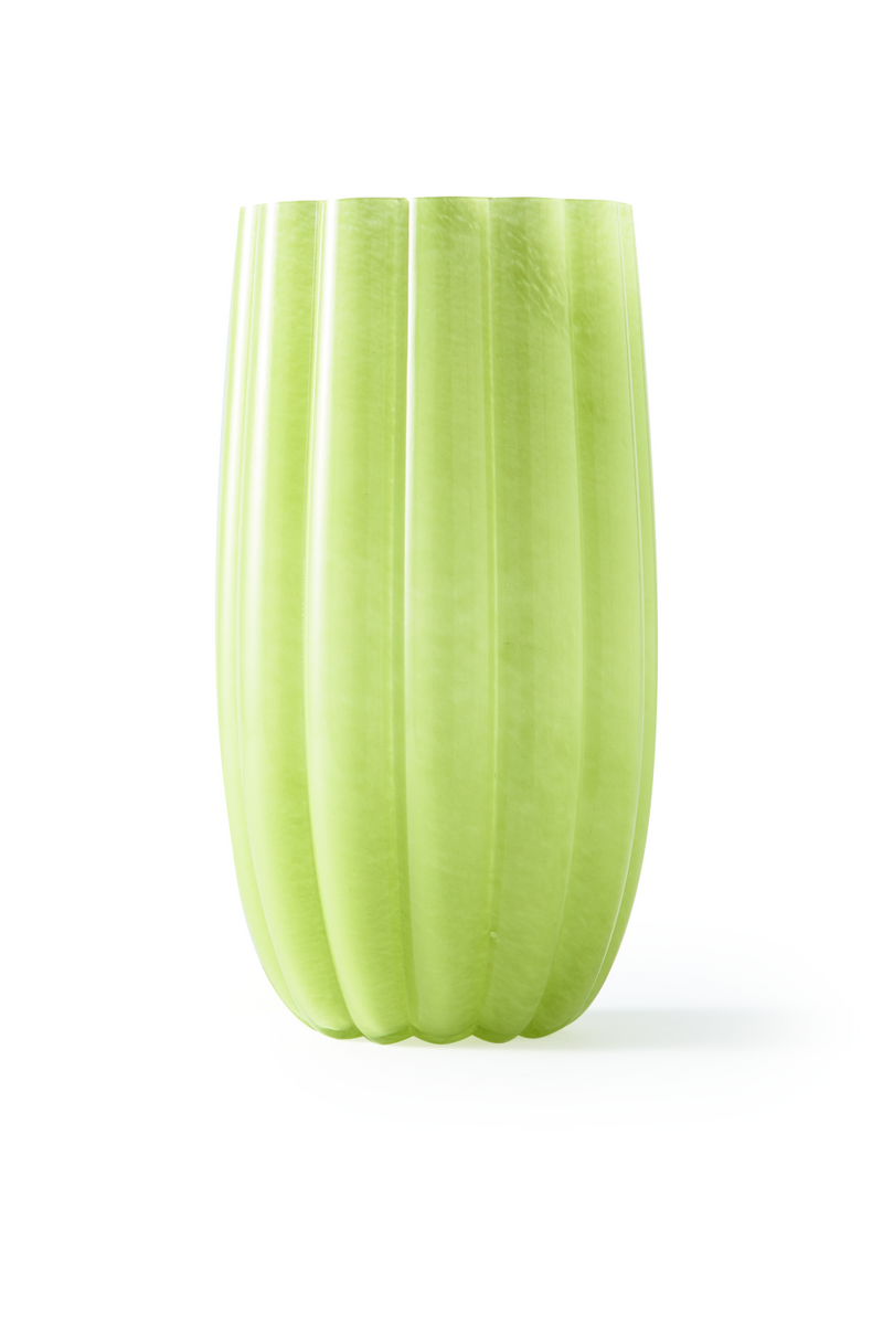 Olive Green Glass Vase L | Pols Potten Melon | Oroatrade.com