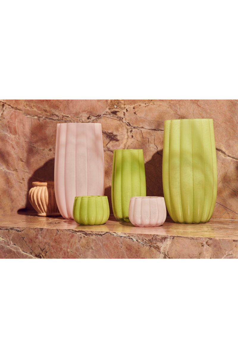 Olive Green Glass Vase | Pols Potten Melon | Oroatrade.com