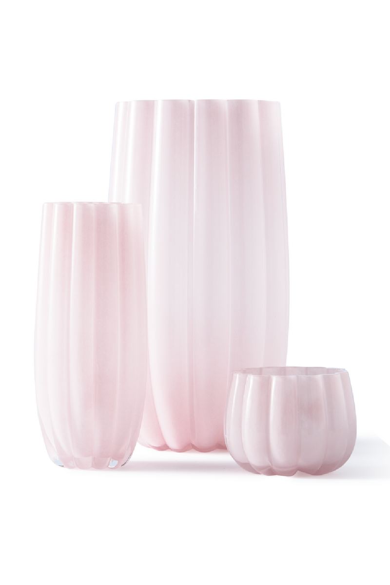 Light Pink Glass Vase L | Pols Potten Melon | Oroatrade.com