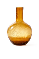 Yellow Crackled Glass Vase | Pols Potten Ball Body | Oroatrade.com