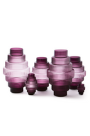 Purple Tiered Glass Vase | Pols Potten Steps | Oroatrade.com
