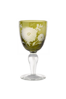 Sandblasted Multi-Colored Wine Glass | Pols Potten Peony | Oroatrade.com