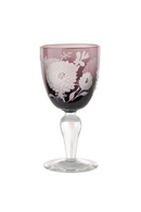 Sandblasted Multi-Colored Wine Glass | Pols Potten Peony | Oroatrade.com